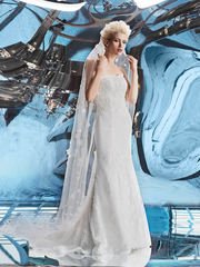 Свадебное платье Ozon. Силуэт Прямое, Рыбка. Цвет Белый / Молочный. Вид 1