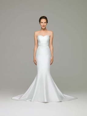 Свадебное платье Tulip. Силуэт Рыбка. Цвет Белый / Молочный. Вид 1