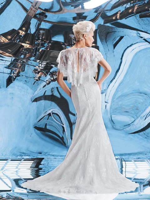 Свадебное платье Angel. Силуэт Рыбка. Цвет Белый / Молочный. Вид 2