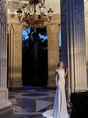 Свадебное платье Jansi. Силуэт Прямое, Рыбка. Цвет Белый / Молочный. Вид 1