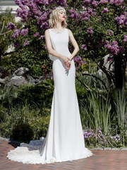 Свадебное платье Mundo. Силуэт Прямое, Рыбка. Цвет Белый / Молочный, Айвори / Капучино, Персик / Оранжевый. Вид 1