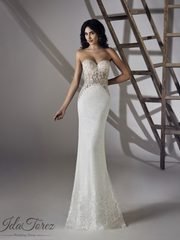 Свадебное платье Prunella. Силуэт Прямое. Цвет Белый / Молочный. Вид 1