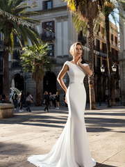 Свадебное платье Fillis. Силуэт Рыбка. Цвет Белый / Молочный. Вид 1