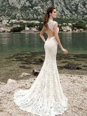 Свадебное платье Melissa. Силуэт Прямое, Рыбка. Цвет Белый / Молочный. Вид 2