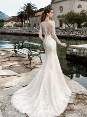 Свадебное платье Maya. Силуэт Прямое, Рыбка. Цвет Белый / Молочный. Вид 2