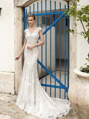 Свадебное платье Monett. Силуэт Прямое, Рыбка. Цвет Белый / Молочный, Айвори / Капучино. Вид 1