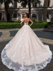 Свадебное платье Dillian. Силуэт Пышное. Цвет Белый / Молочный, Айвори / Капучино, Персик / Оранжевый. Вид 2