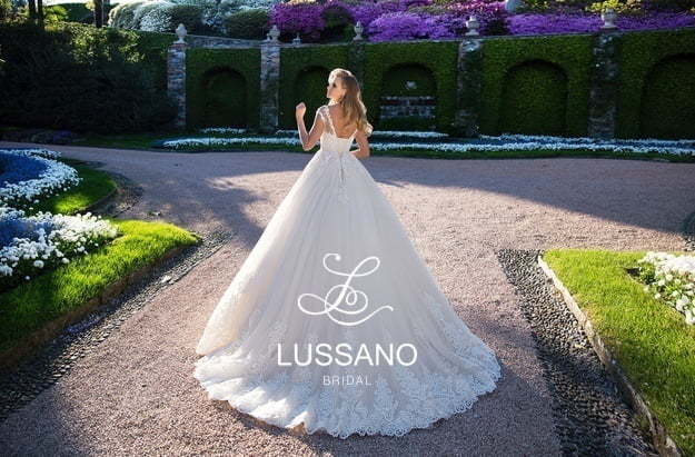 Свадебное платье Dellen. Силуэт Пышное. Цвет Айвори / Капучино, Белый / Молочный, оттенки Розового. Вид 2