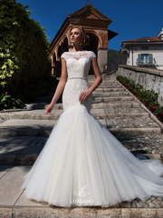 Свадебное платье Dale. Силуэт Рыбка. Цвет Белый / Молочный. Вид 1