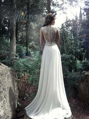 Свадебное платье Критта. Силуэт Прямое. Цвет Белый / Молочный. Вид 2