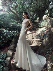 Свадебное платье Андалусия. Силуэт Прямое, Рыбка. Цвет Белый / Молочный, Айвори / Капучино, Персик / Оранжевый. Вид 2