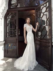 Свадебное платье Ланта. Силуэт Прямое, Рыбка. Цвет Белый / Молочный. Вид 1