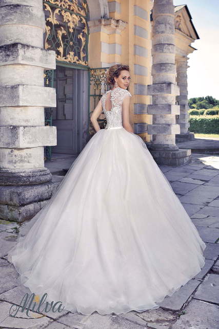 Свадебное платье Версаль. Силуэт Пышное. Цвет Белый / Молочный. Вид 2