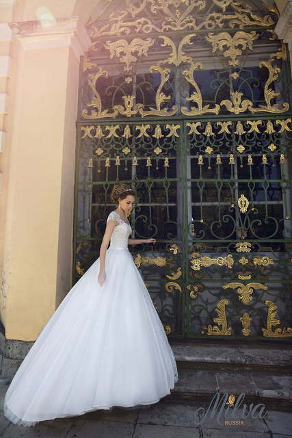 Свадебное платье Версаль. Силуэт Пышное. Цвет Белый / Молочный. Вид 5