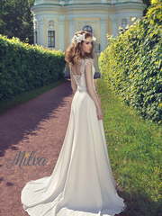 Свадебное платье Мальта. Силуэт Прямое. Цвет Белый / Молочный. Вид 2