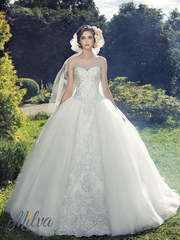 Свадебное платье Квинс. Силуэт Пышное. Цвет Белый / Молочный. Вид 1