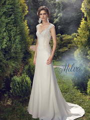 Свадебное платье Алегранса. Силуэт Прямое. Цвет Белый / Молочный, Айвори / Капучино. Вид 1