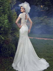 Свадебное платье Лоретти. Силуэт Прямое, Рыбка. Цвет Белый / Молочный, Айвори / Капучино. Вид 2