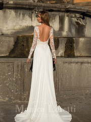 Свадебное платье Maricel. Силуэт Прямое. Цвет Белый / Молочный. Вид 2