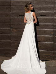 Свадебное платье Nadia. Силуэт Прямое. Цвет Белый / Молочный. Вид 2