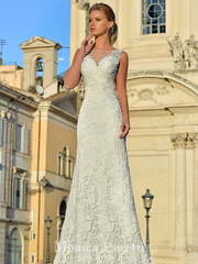 Свадебное платье Orlanda. Силуэт Прямое. Цвет Белый / Молочный. Вид 1