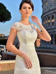 Свадебное платье Roberta. Силуэт Прямое. Цвет Белый / Молочный, Айвори / Капучино. Вид 2