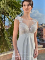 Свадебное платье Samuella. Силуэт Прямое, Греческий. Цвет Белый / Молочный. Вид 2