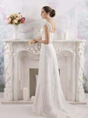 Свадебное платье Coral. Силуэт Прямое. Цвет Белый / Молочный. Вид 2