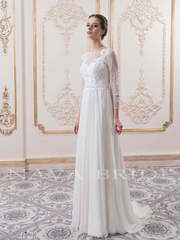 Свадебное платье Edith. Силуэт Прямое. Цвет Белый / Молочный. Вид 1