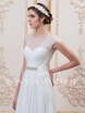 Свадебное платье Howel. Силуэт Прямое. Цвет Белый / Молочный. Вид 3