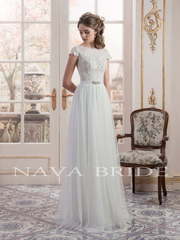 Свадебное платье Rita. Силуэт Прямое. Цвет Белый / Молочный. Вид 1