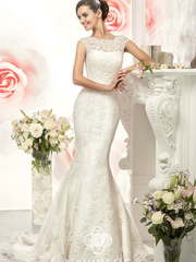 Свадебное платье Dorin. Силуэт Рыбка. Цвет Белый / Молочный. Вид 1