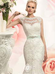 Свадебное платье Dolly. Силуэт Рыбка. Цвет Белый / Молочный. Вид 1