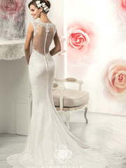 Свадебное платье Diamond. Силуэт Прямое, Рыбка. Цвет Белый / Молочный. Вид 2