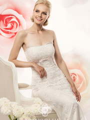 Свадебное платье Diall. Силуэт Прямое, Рыбка. Цвет Белый / Молочный. Вид 2