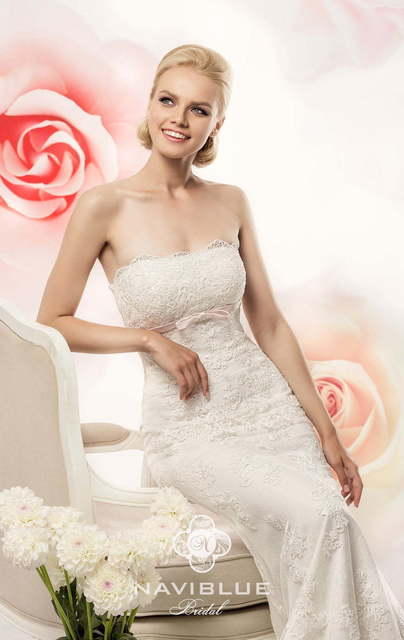 Свадебное платье Diall. Силуэт Рыбка, Прямое. Цвет Белый / Молочный. Вид 2