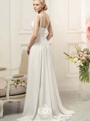 Свадебное платье Destiny. Силуэт Прямое, Греческий. Цвет Белый / Молочный. Вид 2