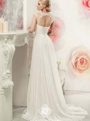 Свадебное платье Denise. Силуэт Прямое, Греческий. Цвет Белый / Молочный. Вид 2