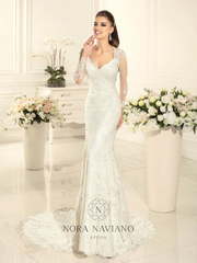 Свадебное платье Abel. Силуэт Рыбка. Цвет Белый / Молочный. Вид 1