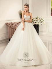 Свадебное платье Alexandra. Силуэт Пышное. Цвет Белый / Молочный. Вид 1