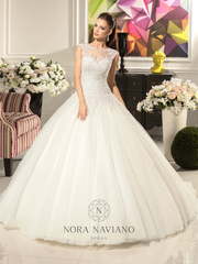 Свадебное платье Andrea. Силуэт Пышное. Цвет Белый / Молочный. Вид 1