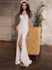 Свадебное платье Bevin. Силуэт Прямое, Рыбка. Цвет Белый / Молочный. Вид 1