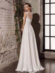 Свадебное платье Blyss. Силуэт Прямое. Цвет Белый / Молочный. Вид 2