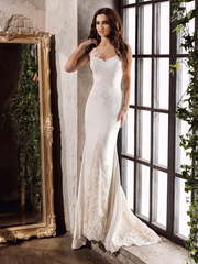 Свадебное платье Brendy. Силуэт Рыбка. Цвет Белый / Молочный. Вид 1