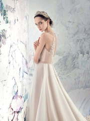 Свадебное платье Миссури. Силуэт Прямое. Цвет Белый / Молочный, Айвори / Капучино. Вид 2