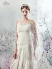 Свадебное платье Эйр. Силуэт Прямое. Цвет Белый / Молочный. Вид 2