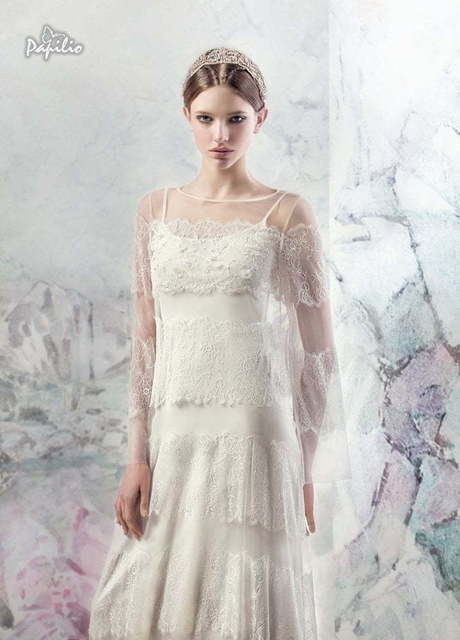 Свадебное платье Эйр. Силуэт Прямое. Цвет Белый / Молочный. Вид 2