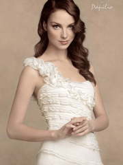 Свадебное платье Лори. Силуэт Прямое. Цвет Белый / Молочный. Вид 2