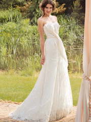 Свадебное платье Селия. Силуэт Прямое, Рыбка. Цвет Белый / Молочный. Вид 1