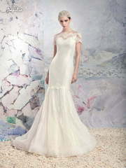 Свадебное платье Комо. Силуэт Рыбка. Цвет Белый / Молочный. Вид 1